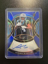 2025 Panini Select Tetairoa McMillan RC Signatures /149 Blue Prizm #RSI-TMN