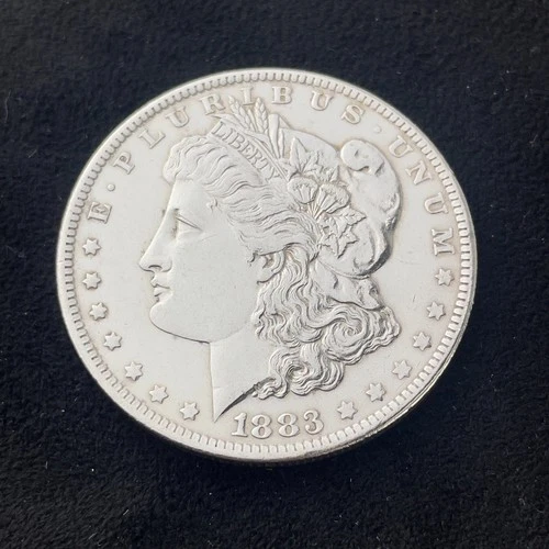 1883O, MORGAN SILVER DOLLAR, STUNNING EYE APPEAL, BU/MS CONDITION, RARE, #0141