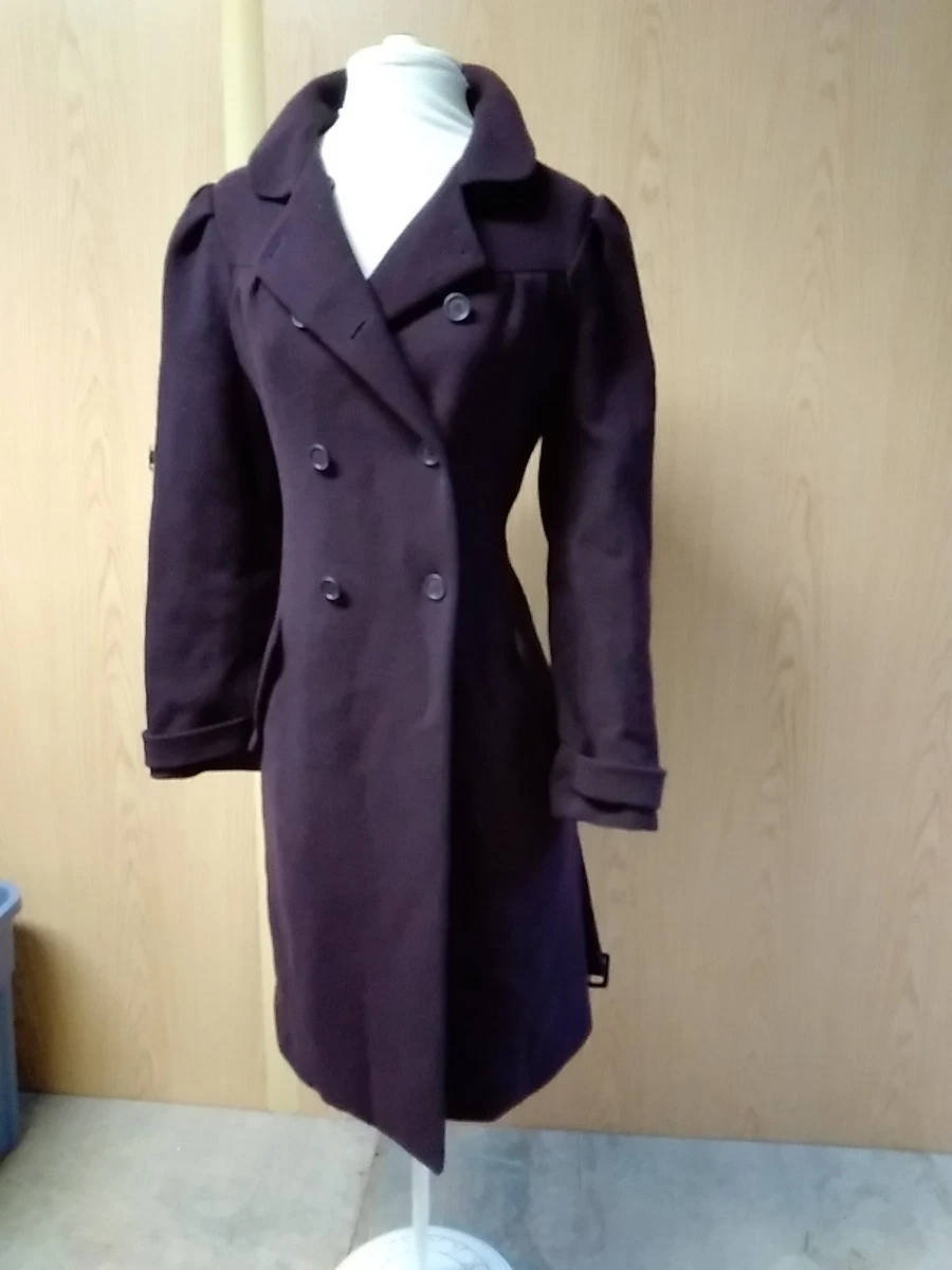 miu miu ダークネイビー　ウール　ロングコート　40サイズ Miu Miu Long coats and winter coats for Women | Online Sale up to