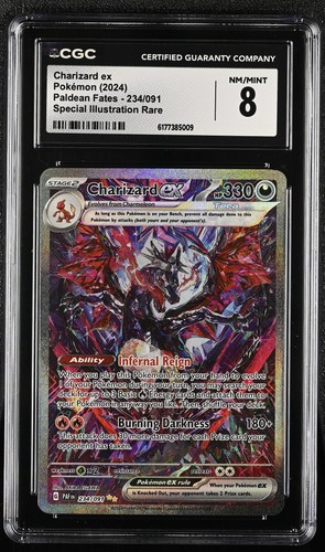 Charizard ex graded CGC 8 for sale on eBay