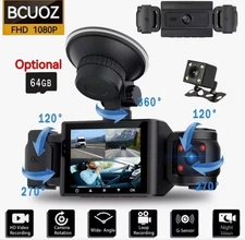 Automotive Quad Camera - Front - Left - Right and Reverse Remote Mounted Cam