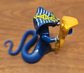 Lego Ninjago Scales Minifigure With Staff njo0040 9446 9444 GOOD CONDITION RARE