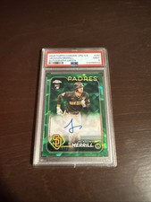 2024 Topps Chrome Update  Sapphire Jackson Merrill Green /99 Rookie Auto