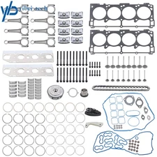 Engine Rebuild Piston Gasket Rods Timing Kit For Chrysler Dodge Ram Jeep 5.7L