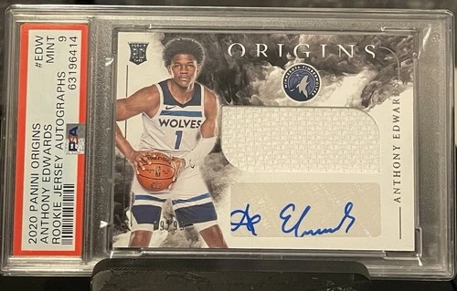 2020-21 Panini Origins Rookie Jersey Autographs Anthony Edwards #RJA-EDW /99