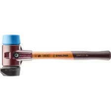 3.5 Lbs. Simplex 60 Mallet with Soft Blue Rubber and STAND-UP Black Rubber Inser