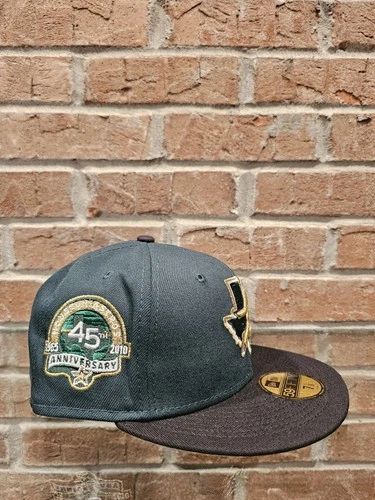 New Era 59Fifty Houston Astros MLB Club Fitted Hat Size 7 1/8, 45th Anniv