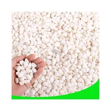 White Pebbles for Plants & Garden Décor, 3 lb Decorative Rocks, 1/2" Size