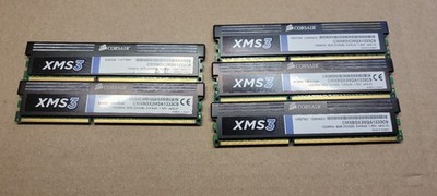 CORSAIR XMS3 20GB ( 5 x 4GB ) DDR3 1333 PC3-10600 UDIMM Gaming Desktop Memory