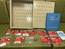 Mmf Industries 90-KEY Locking Key Cabinet Single Tag Sand Color W/keys Tags-Read