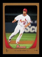 2011 Bowman #122 Matt Holliday Gold St. Louis Cardinals