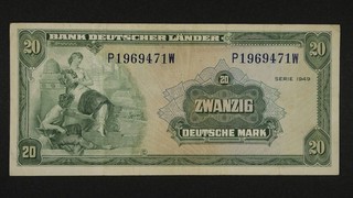 20 Deutsche Mark 22.8.1949 Bank of German States (FRG 5 P/W)