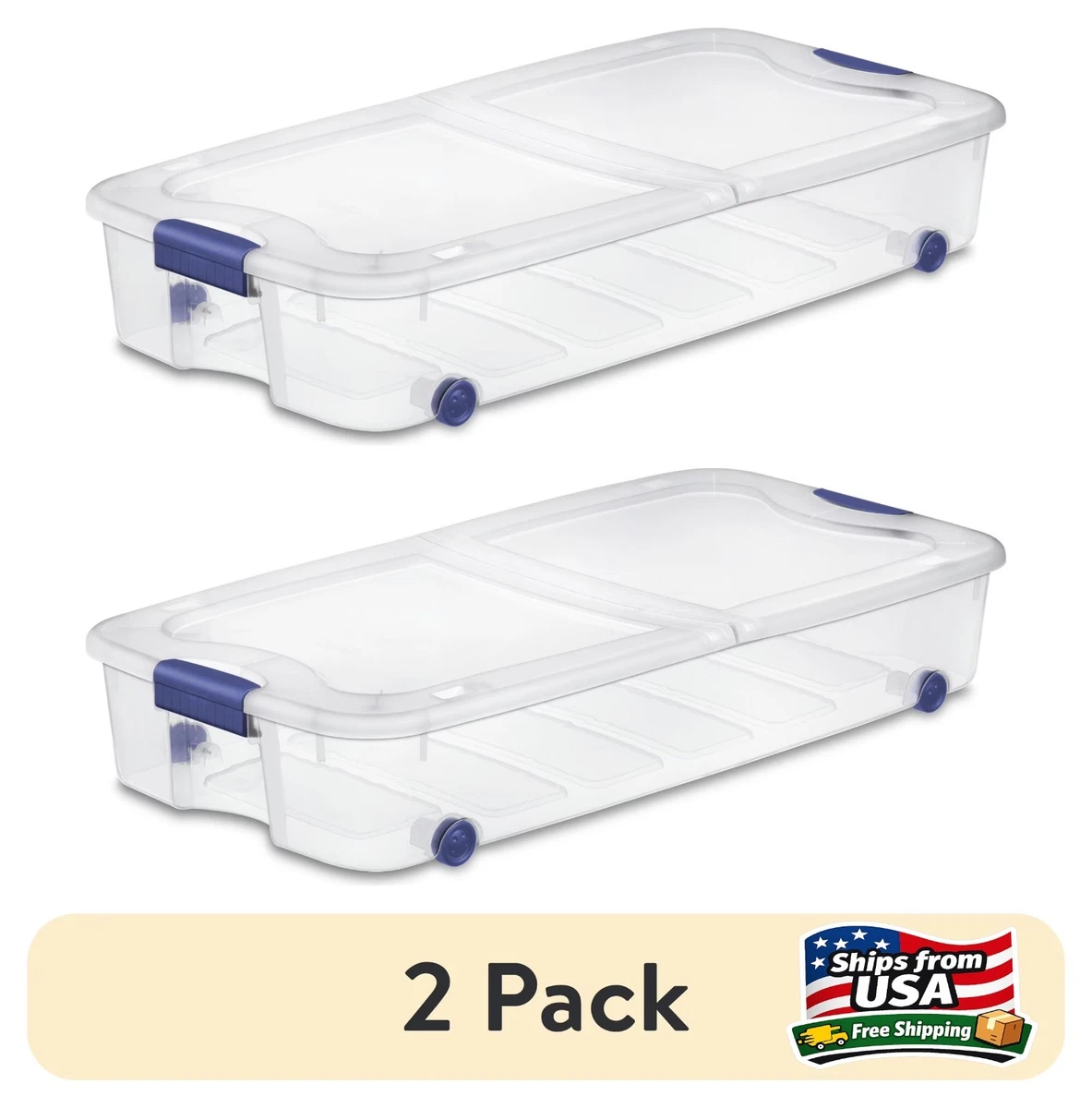 Blue Large Home Storage Boxes for sale | eBay