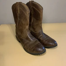 ARIAT WOMENS SIZE 9C HERITAGE ROPER WESTERN BOOT #14525 Nice Scuffs Broken In