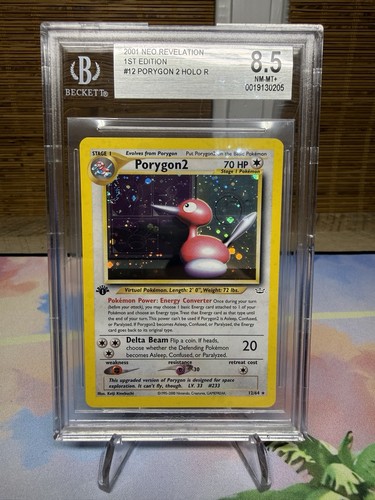 Porygon2 (1st Edition) graded BGS 8.5 for sale on eBay