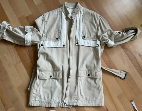 Jaeger Canvas Jacke Parka beige abnehmbare Ärmel Gr. M - Bild 3 von 22