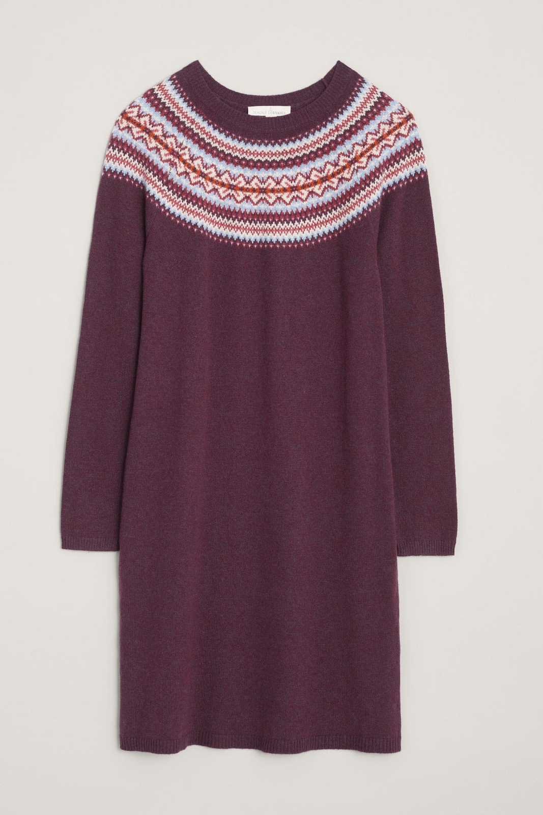 Seasalt Women's Dress purple Centrepiece Knitted Dress Regular