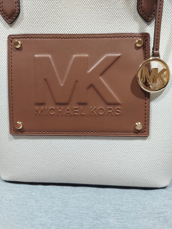 BOLSO DE MANO MICHAEL KORS KIMBER GRANDE DE LONA DE ALGODÓN - EQUIPAJE Foto 2 de 4