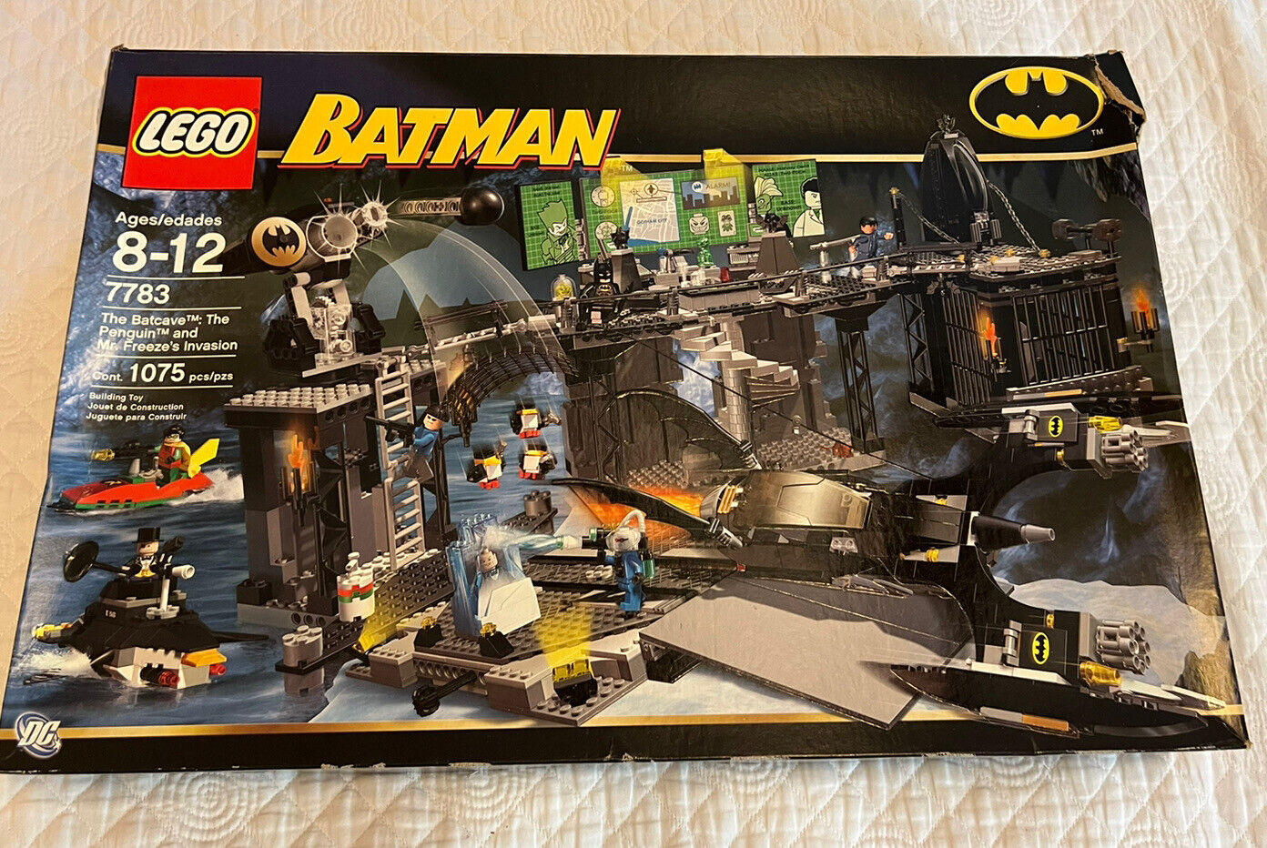 lego batman batcave bat cave 7783 with box And instructions incomplete