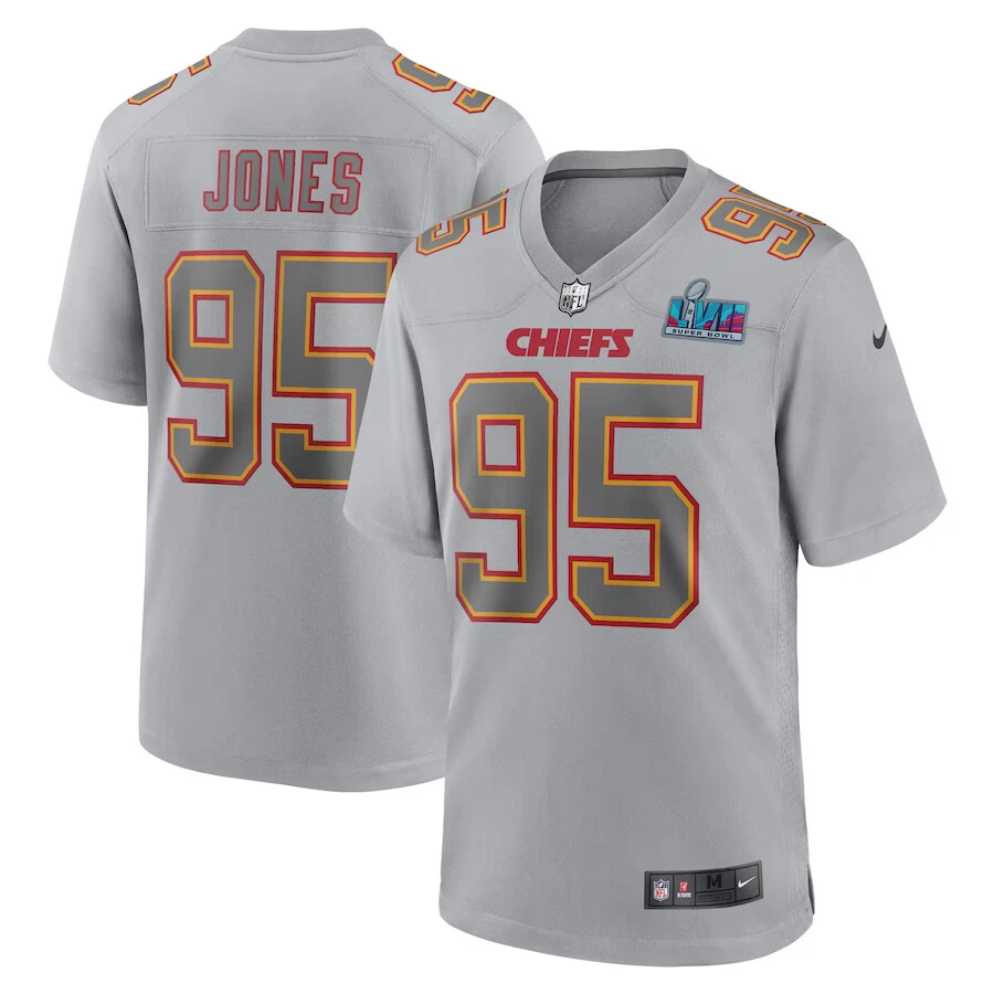 Nike Kansas City Chiefs No95 Chris Jones Olive/Camo Super Bowl LIV 2020 Youth Stitched NFL Limited 2017 Salute To Service Jersey