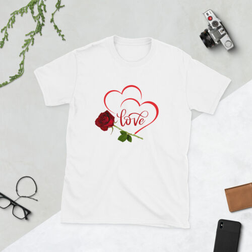 Chic Love Graphic Tee Rose, Wife Mom,Valentine's Day T gift,Love gift Women Tee - Picture 11 of 11