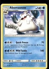 Pokemon Abomasnow 42/236 Unified Minds Non Holo Rare
