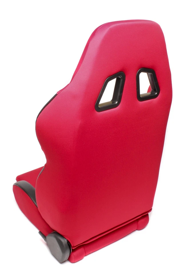 TA TECHNIX Asiento Deportivo Semicubierto Conductor Rojo Ajustable Izquierda - Imagen 2 de 4