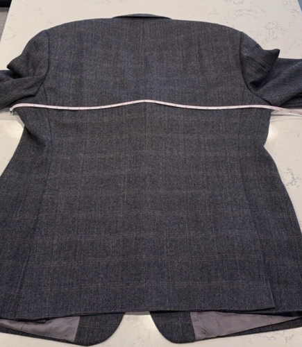 Brooks Brothers Tweed Lambswool Herringbone Windowpane Blazer Jacke Herren 46R - Bild 14 von 19