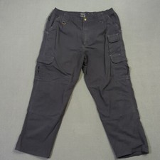 5.11 Tactical Pants Men's 38x34 Hemmed To 28" Navy Blue Nylon Cargo 74158