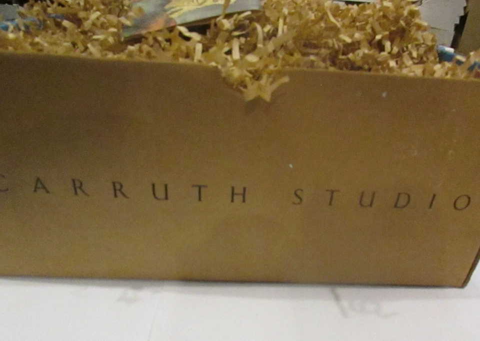 Placa facial Carruth 1989 vintage grabada jardín guiñando un ojo sonrisa 10" Foto 4 de 4