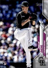 2020 Topps Update #U-16 Phillip Diehl Colorado Rockies Rookie