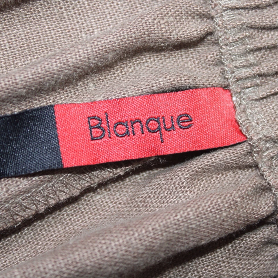 Pantalones Blanque Para Mujer Talla 1 Medianos 100% Lino Marrón LagenLook Pierna Ancha Foto 2 de 4