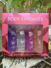 Body Fantasies Body Mist Gift Set 4 Pieces