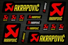 Akrapovic Decals Stickers Exhaust Graphics Set Autocollant Decal 
