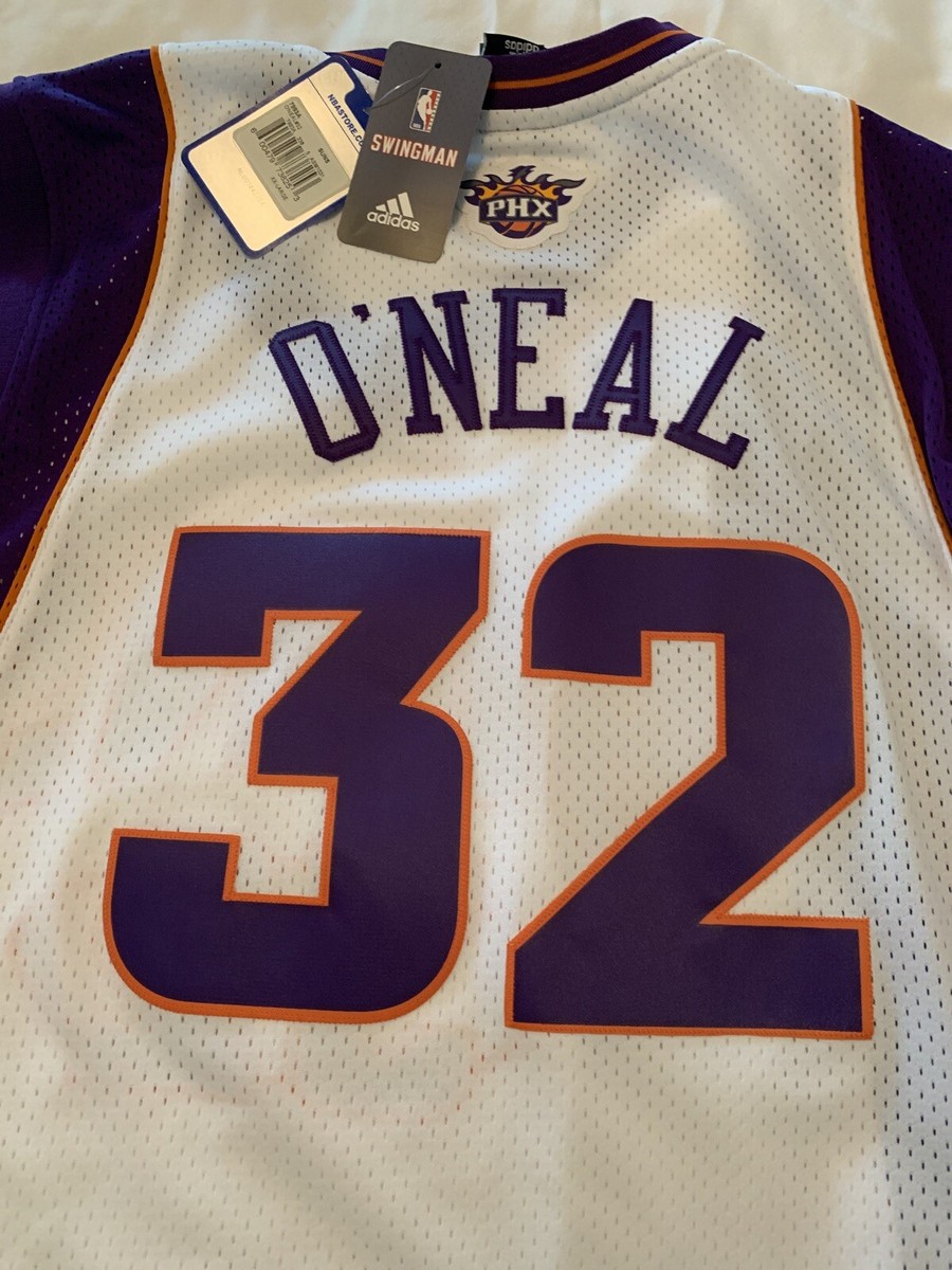New Shaquille O'Neal Phoenix Suns Mens 2X Adidas White Swingman