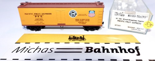 Micro Trains Line 47060 40' Sheathed Reefer PFE 18798 N 1:160 f55 å | Zustand: Gebraucht