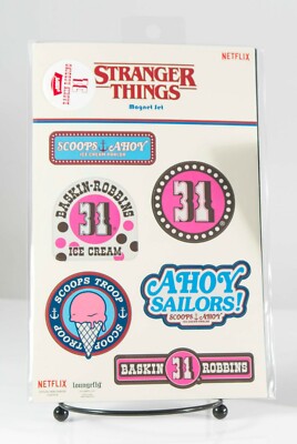 Loungefly Stranger Things Baskin Robbins 31 Exclusive Magnet Set