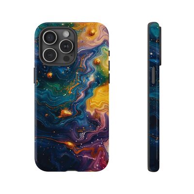 Phone Ink - Case for iPhone Galaxy Pixel - Resin Hydro Liquid Marble