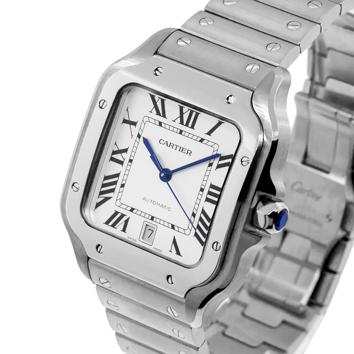 Cartier Santos de Cartier ステンレススチール CRW2SA0016 - Santos de Cartier watch - Medium model