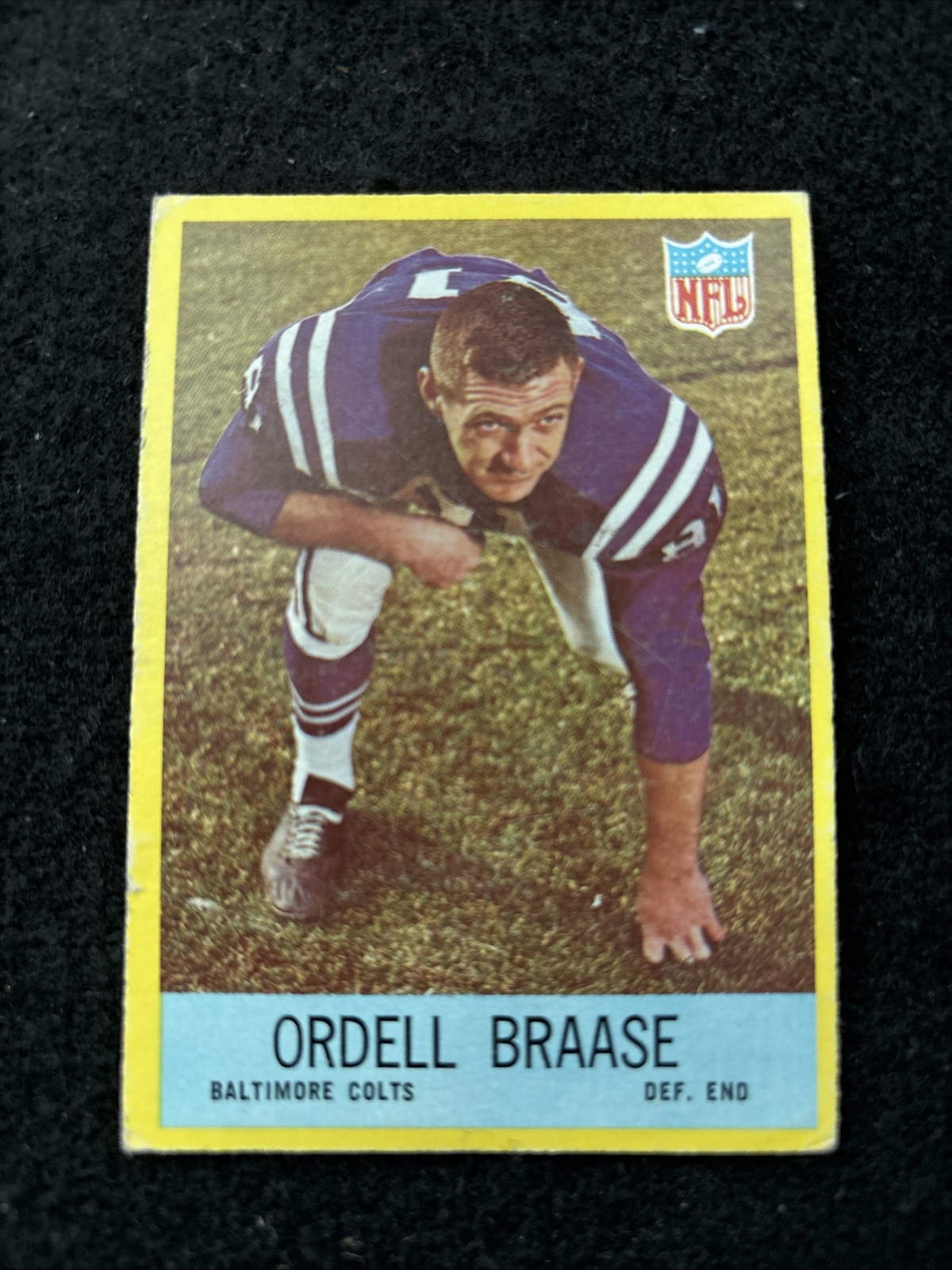 1967 PHILADELPHIA # 16 ORDELL BRAASE  C1856