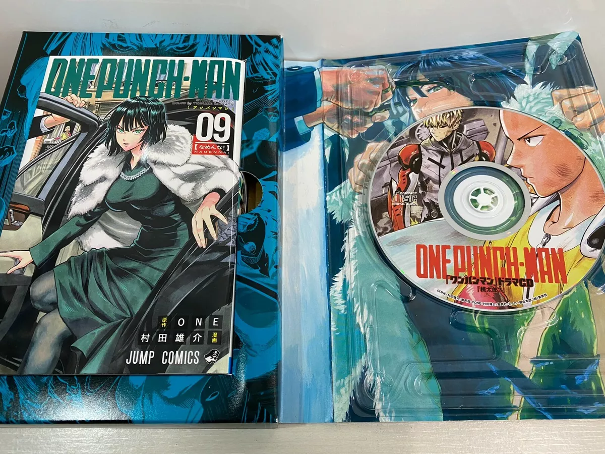 USED One Punch Man Limited Vol.9-10+DVD+CD 2 Set Japanese Manga Yusuke  Murata