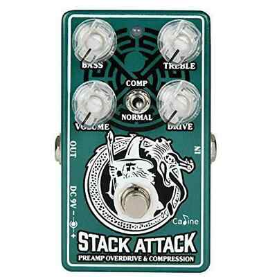 CALINE CP-509 STACK ATTACK Overdrive and Compressor Guitar Effect Pedal