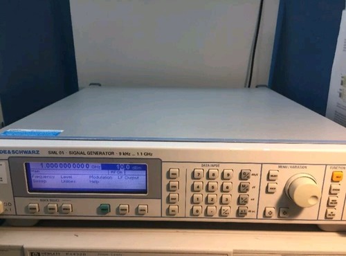 Sml01 SML01 R&S Signal Generator, 9Khz to 1.1Ghz(EMS or DHL 90days Warranty)# ...