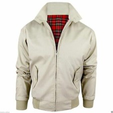 HARRINGTON JACKET MENS CLASSIC RETRO SCOOTER 1970'S VINTAGE BOMBER MOD COAT TOP