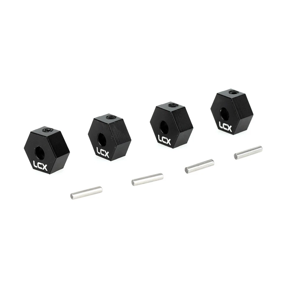 LCX RC Crawler 12x6mm Aluminum Wheel Hex Hub Drive Adapter Axial SCX10 SCX10 II - Image 2 of 4