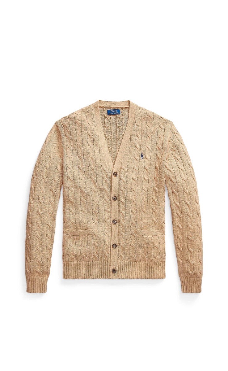 $188 Polo Ralph Lauren Men's Cable-Knit Cardigan Sweater
