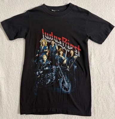 Size S - VTG Judas Priest Ram It Down Tour 1988 T-Shirt Black Single Stitch