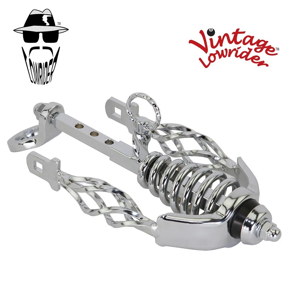 Fourche Ressort Pliée Chromée F&R LOWRIDER Pour Vélo Vintage
