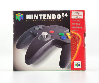 ORIGINAL NINTENDO 64 BLACK CONTROLLER BOX & MADCATZ FORCE PACK BOX (BOXES ONLY)