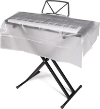 Keyboards Cover, Piano Keyboard Dust Cover 88 Key, Transparent Piano Music Ke...
